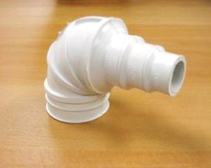 Sanibest : Discharge elbow (rubber elbow)