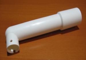 Saniplus : Long elbow (diam. 24mm - 1