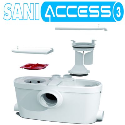 SANIFLO : SANIACCESS3 Macerating pump only. For use with Saniflo rear outlet toilets. #3