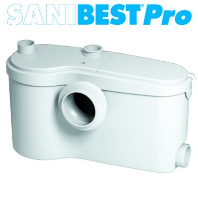 SANIFLO : SANIBEST PRO Grinder pump. For use with Saniflo rear outlet toilet #2