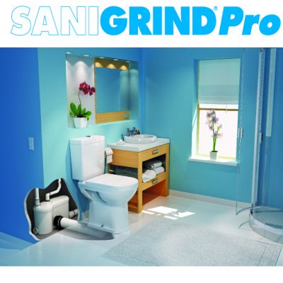 SANIFLO : SANIGRIND PRO Grinder pump only. Installed below a raised floor and used with any north american toilet(not supplied). #4
