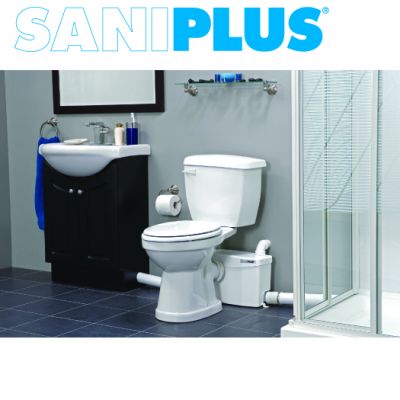 SANIFLO : SANIPLUS Macerating pump. For use with Saniflo rear outlet toilet. #4