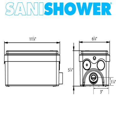 SANIFLO: SANISHOWER Grey water pump, Light duty. #4