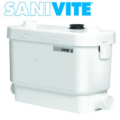 SANIFLO : SANIVITE Grey water only. Heavy duty. 15' lift. 21Lbs. #2